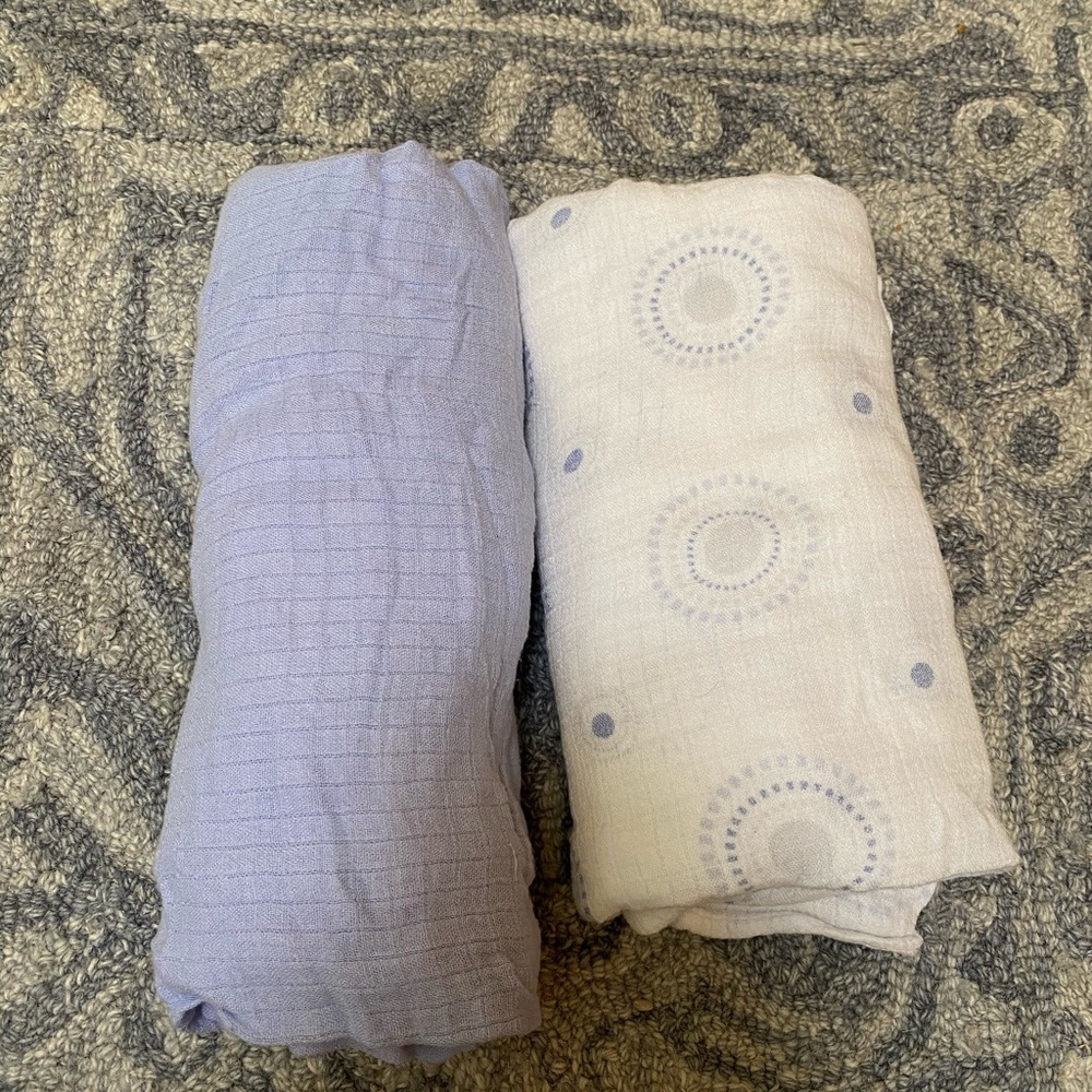 Aden and Anais bamboo swaddles